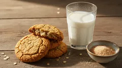 Simple oatmeal cookies recipe for cozy days at home