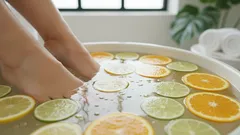 Fatigue, Swelling, Odor, Yellow Nails: A Foot Bath — Four Simple Solutions