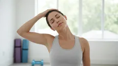 How to ease neck pain and tension headaches in just five minutes